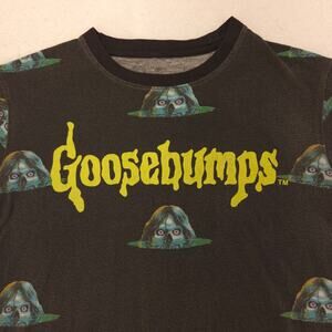 Goosebumps Short Sleeve Crew Neck Graphic T Shirt Mens Size Large L Black
